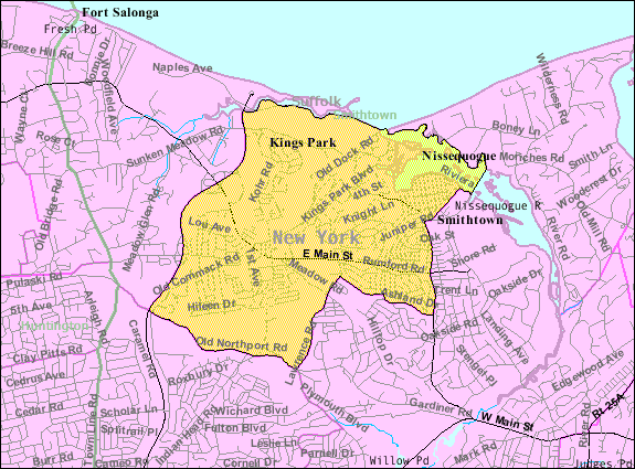 Kings Park Map 
